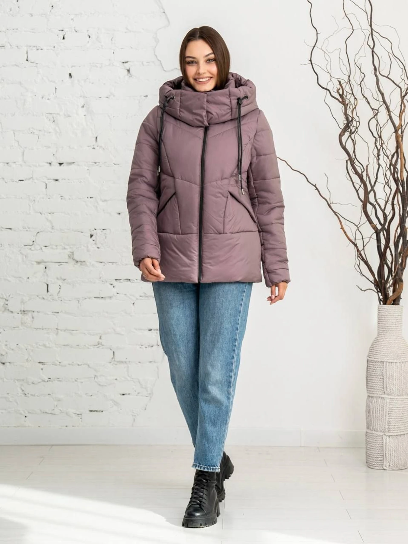 Куртки и дубленки UVENTUM модель Gerda-RF-PINK Фото