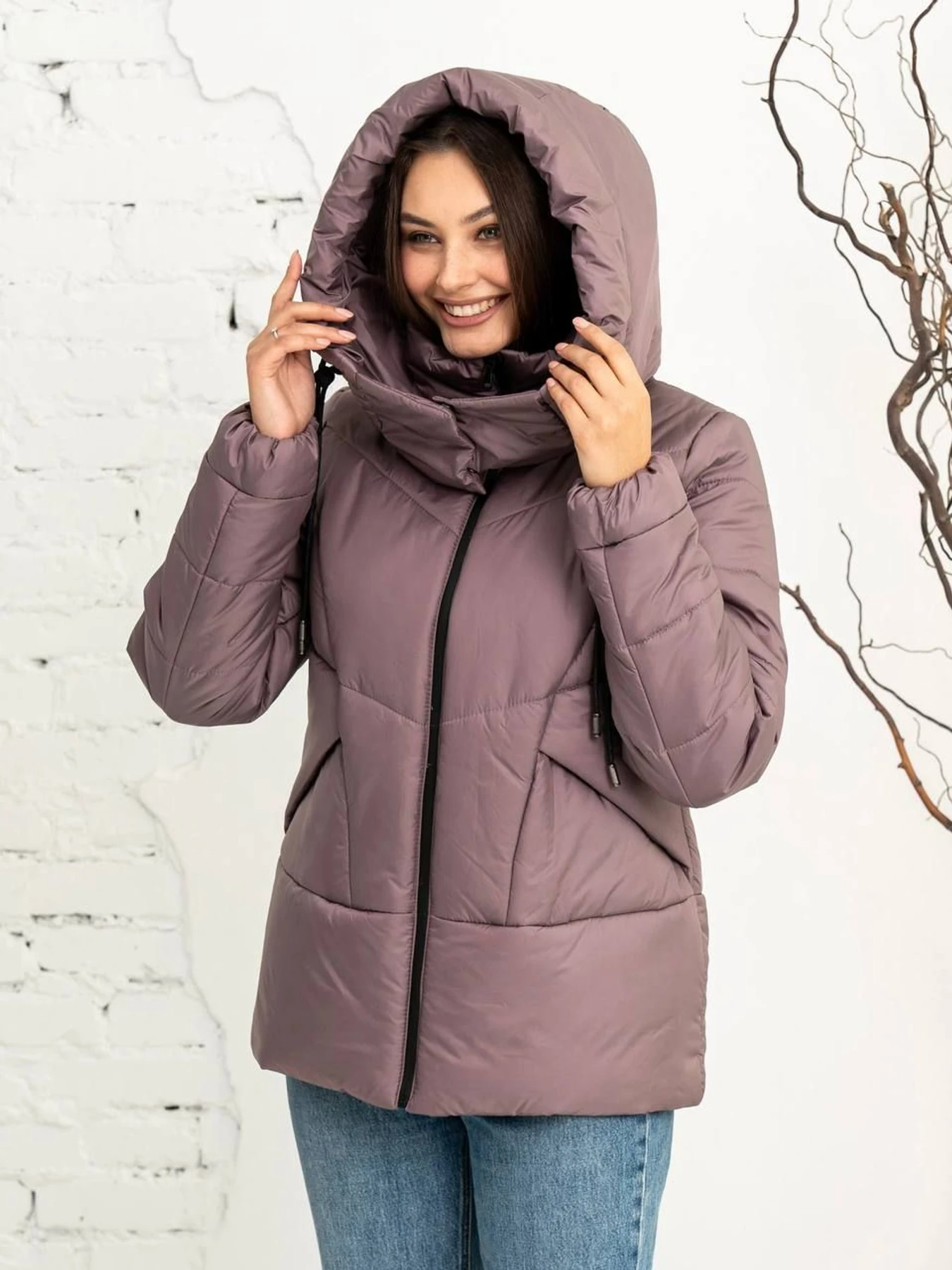 Куртки и дубленки UVENTUM модель Gerda-RF-PINK Фото