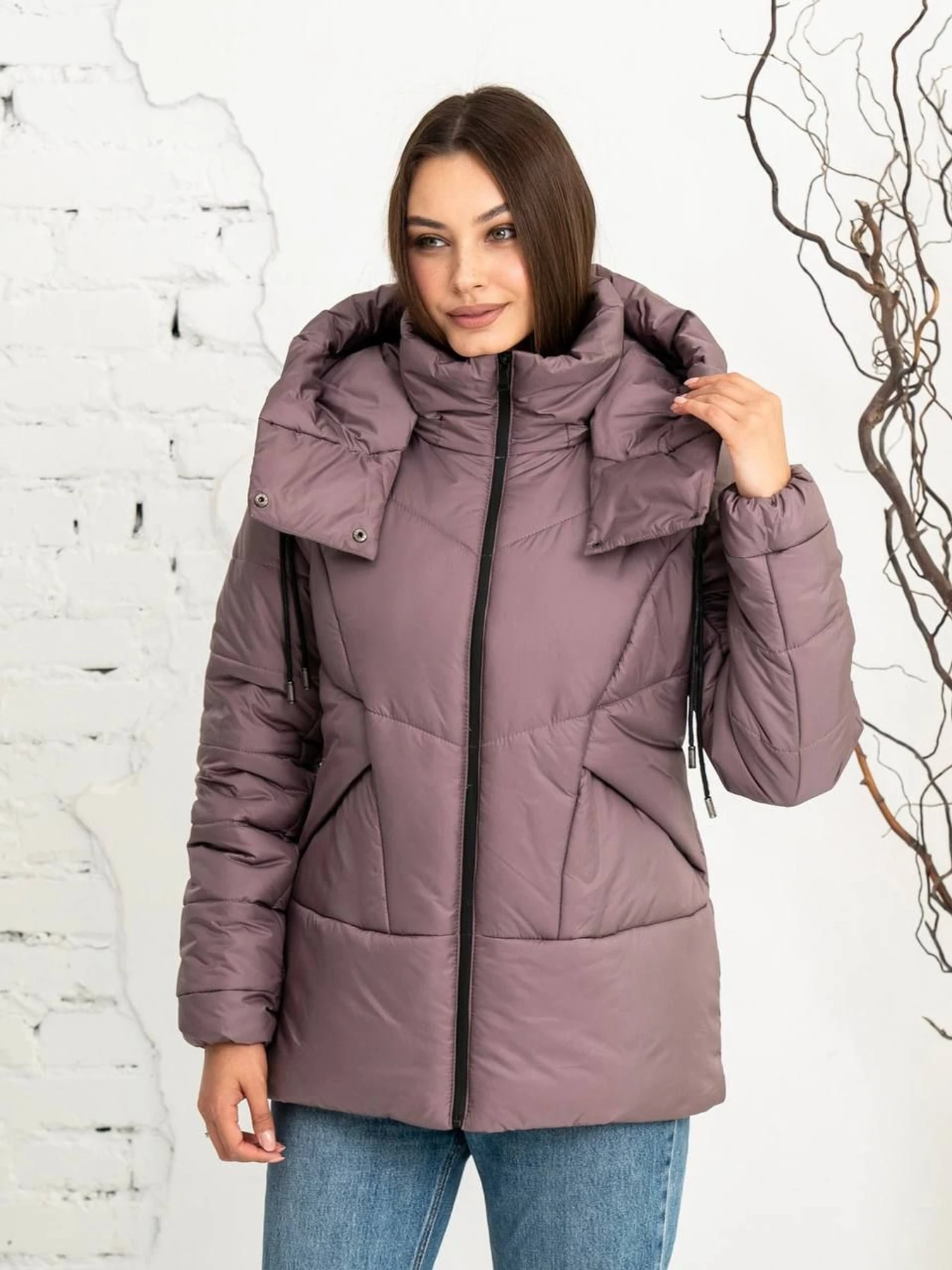 Куртки и дубленки UVENTUM модель Gerda-RF-PINK Фото