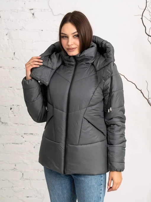 Куртки и дубленки UVENTUM модель Gerda-RF-GR Фото