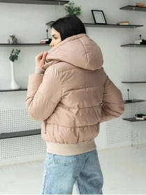 Куртки и дубленки UVENTUM модель UF-33-CREAM Фото