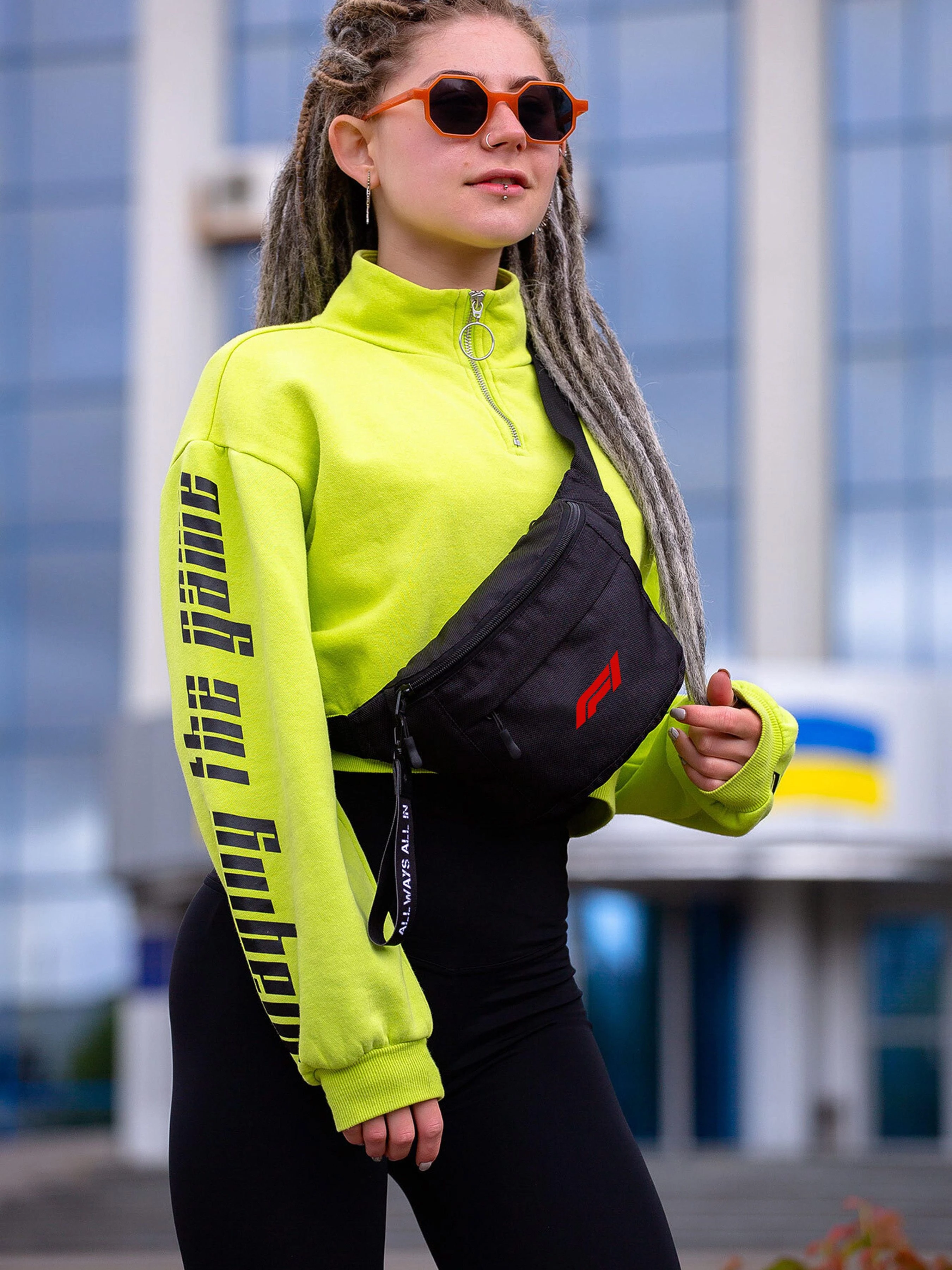 Without Поясна сумка колір чорний фото 2