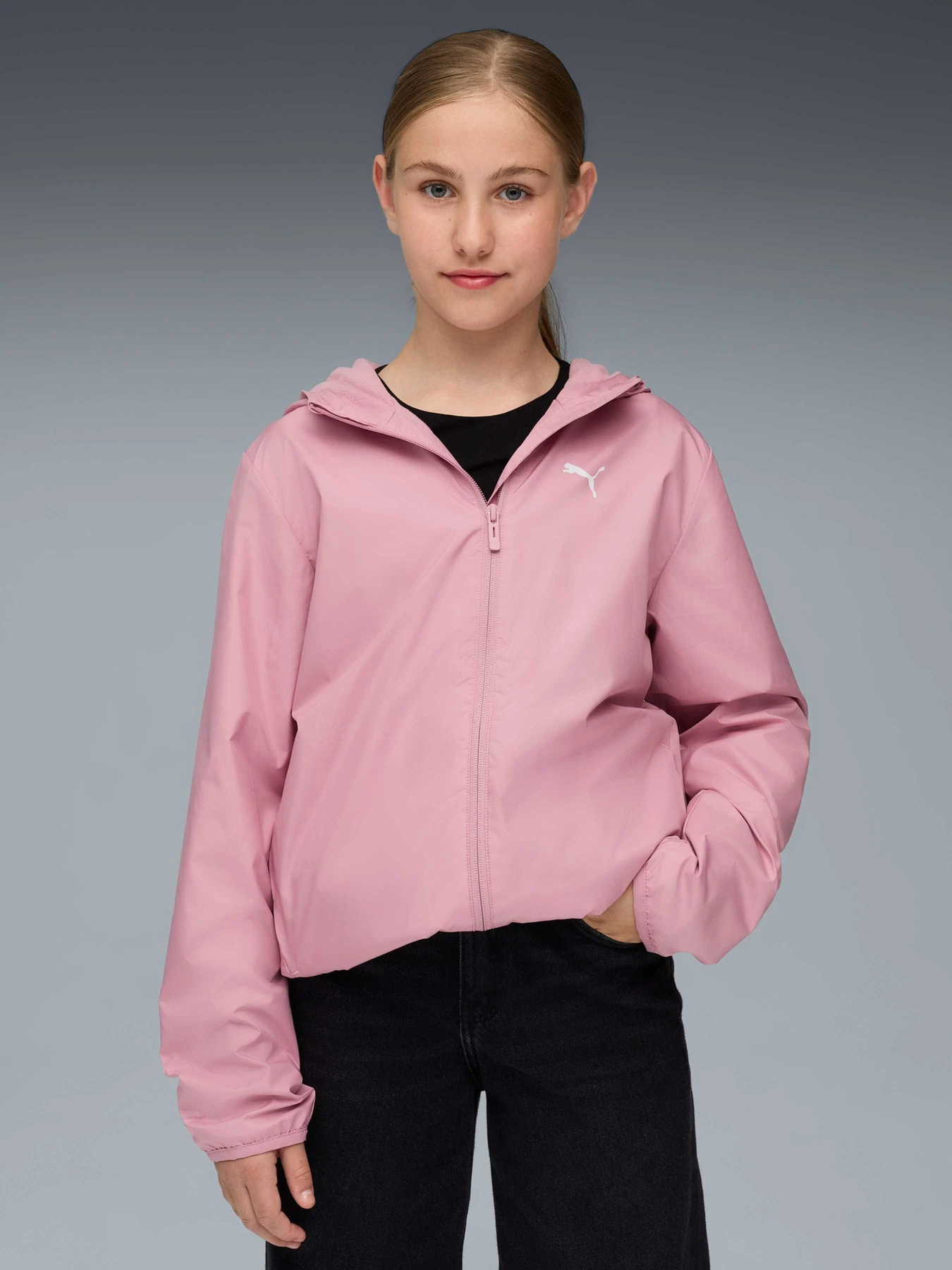 Куртки и дубленки PUMA Fleece Lined Windbreaker модель 689322 Фото