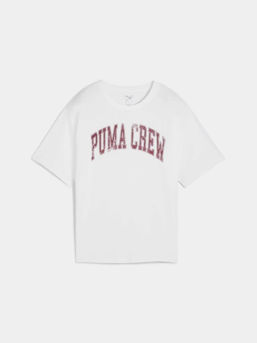 Футболки і поло PUMA W Crew Graphic Tee модель 527625 Фото