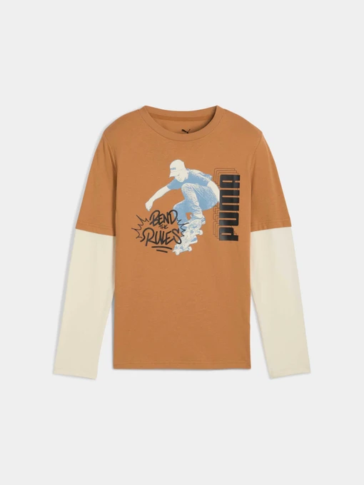 Худи и свитшоты PUMA Mid90s Layered Longsleeve модель 688467 Фото