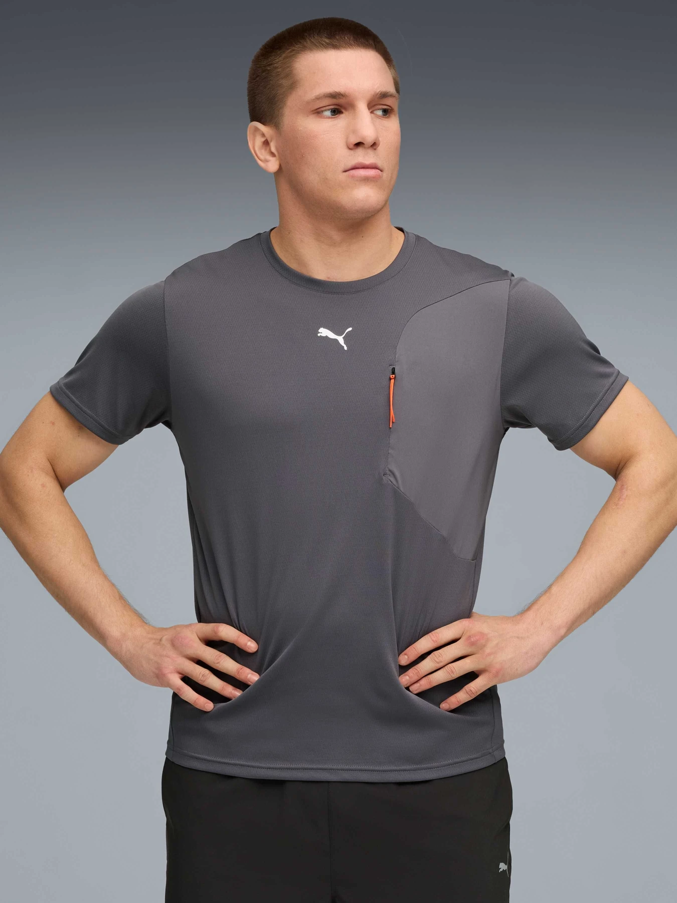 Футболки і поло PUMA M Flex Pocket Tee модель 527583 Футболки і поло PUMA M Flex Pocket Tee модель 527583 Фото