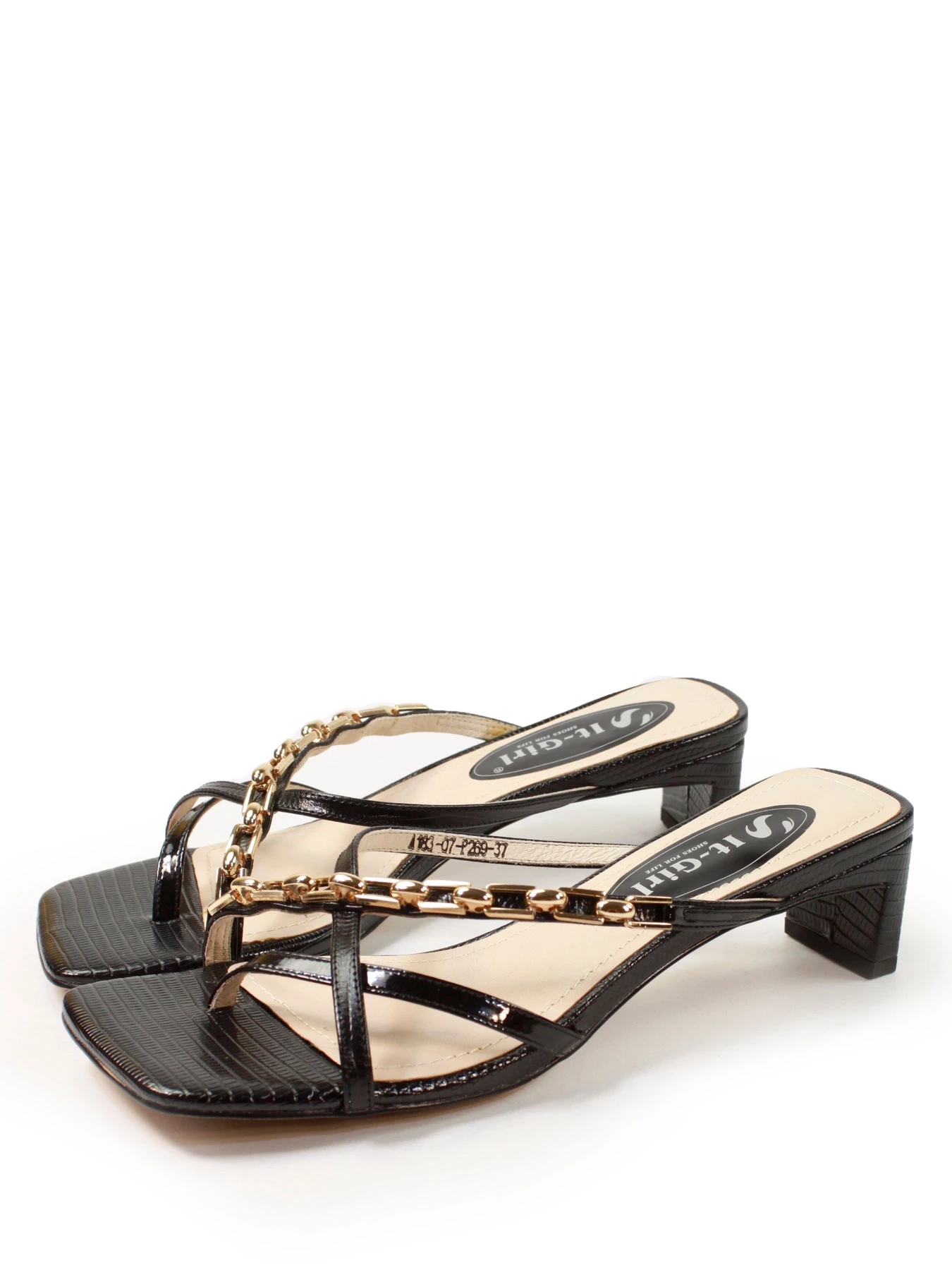 Шлёпанцы It-girl модель A183-07-P269-black Фото