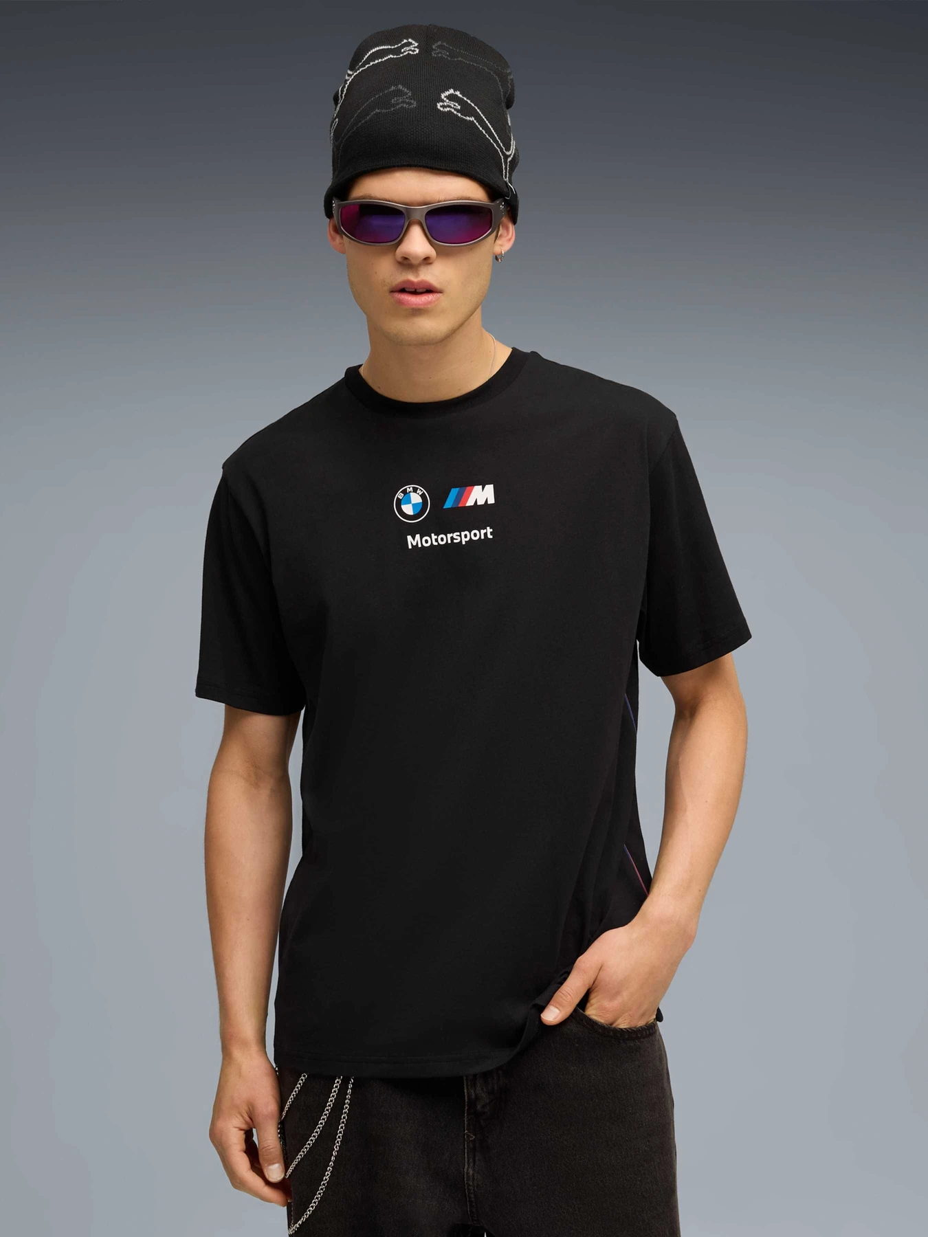 Футболки і поло PUMA Bmw Mms Ess+ Logo Tee Ii модель 633055 Фото