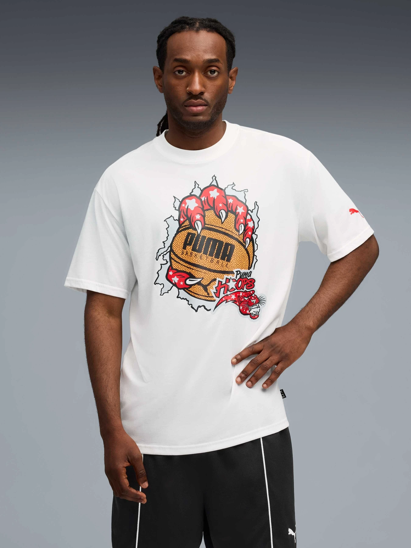 Футболки і поло PUMA Hoopaverse Tee 3 модель 632891 Футболки і поло PUMA Hoopaverse Tee 3 модель 632891 Фото