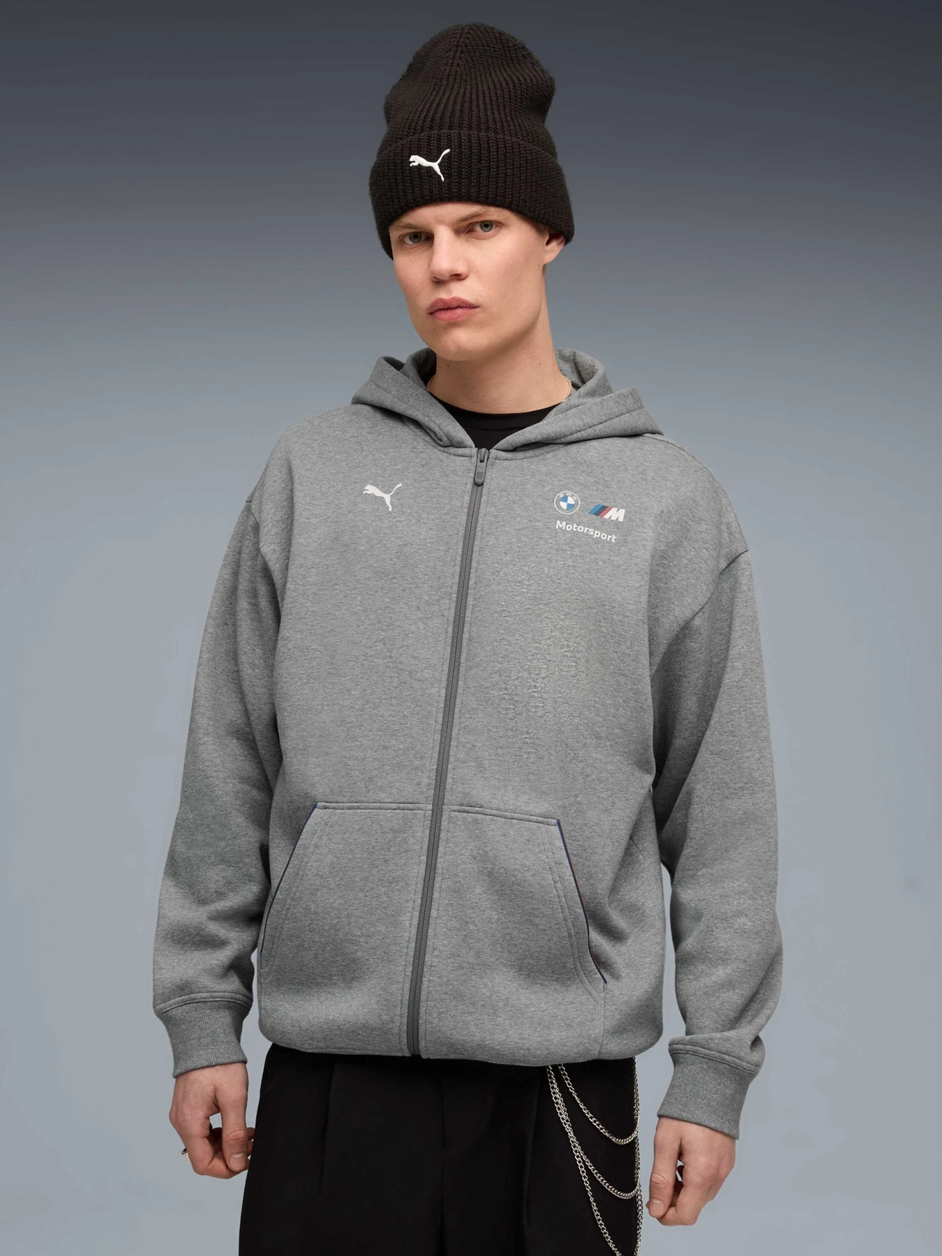 Худі та світшоти PUMA Bmw Mms Ess+ Fz Hdd Jkt Fl модель 633049 Худі та світшоти PUMA Bmw Mms Ess+ Fz Hdd Jkt Fl модель 633049 Фото