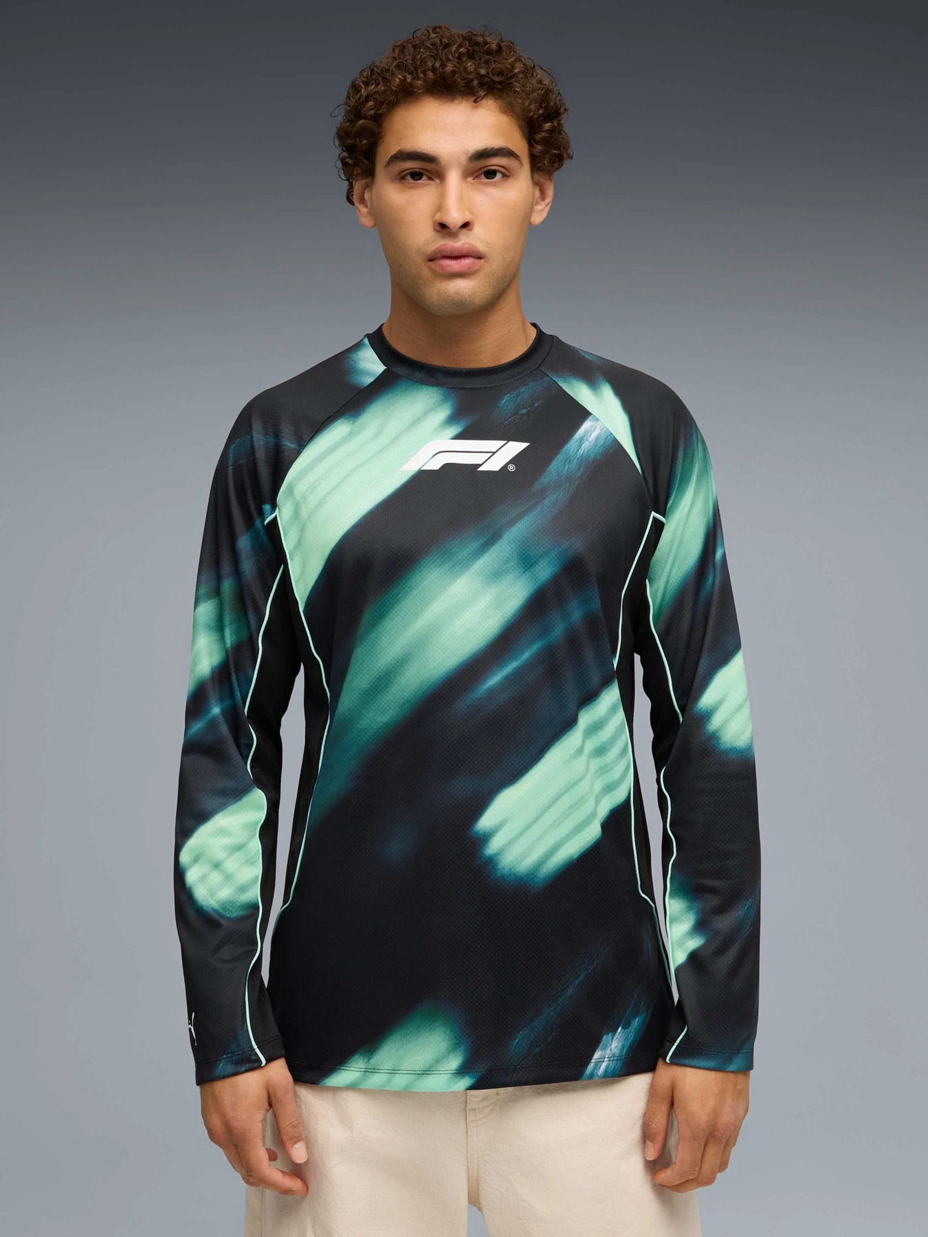 Худи и свитшоты PUMA F1 Lr Ls Jersey модель 632991 Фото