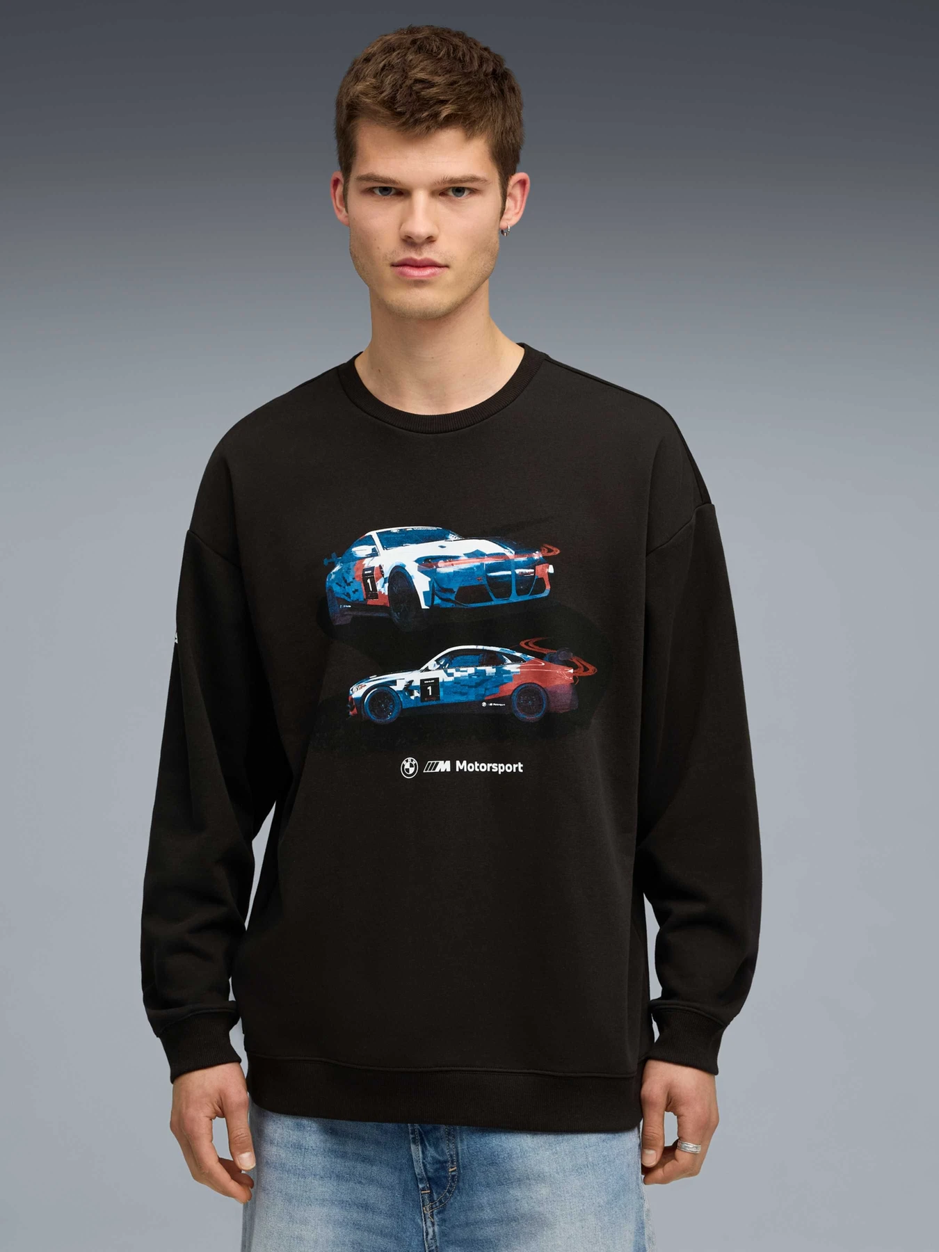 Худи и свитшоты PUMA Bmw Mms Graphic Crew Sweat модель 632593 Фото
