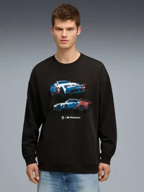 Худи и свитшоты PUMA Bmw Mms Graphic Crew Sweat модель 632593 Фото