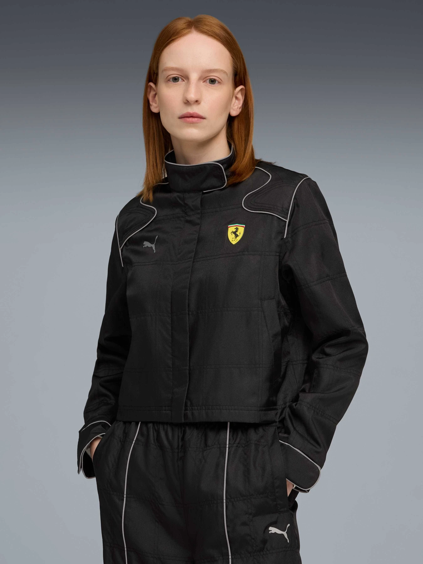 Куртки и дубленки PUMA Ferrari Premium Wmn Jacket модель 632792 Фото