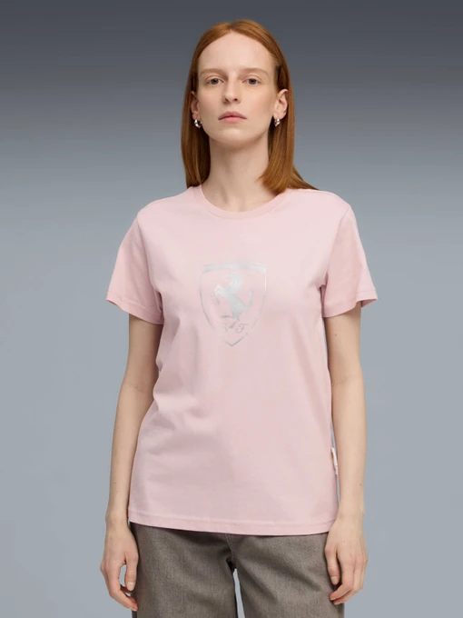Жіноча Футболка PUMA Ferrari Sportswear Wmn Shd T фото 3