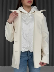 Пальто и плащи D&V couture модель DV-007-WHT Фото