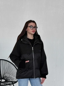 Куртки и дубленки D&V couture модель DV-006-BLC Фото