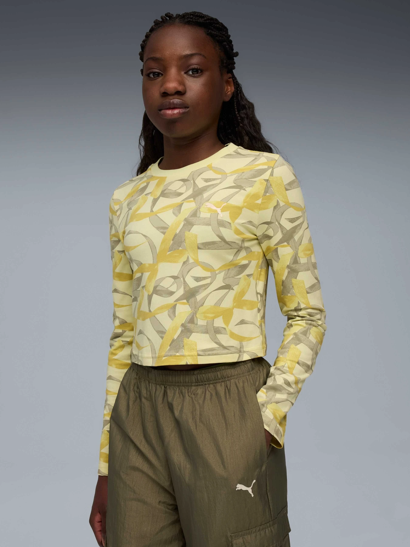 Худі та світшоти PUMA Bowtique Aop Longsleeve Tee модель 632218 Худі та світшоти PUMA Bowtique Aop Longsleeve Tee модель 632218 Фото