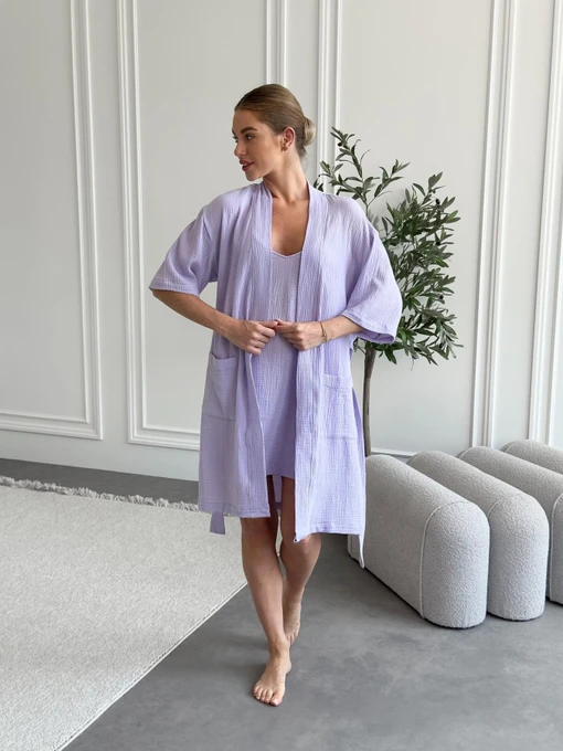 Одяг для дому та сну Cosy модель SetLavanda1 Фото