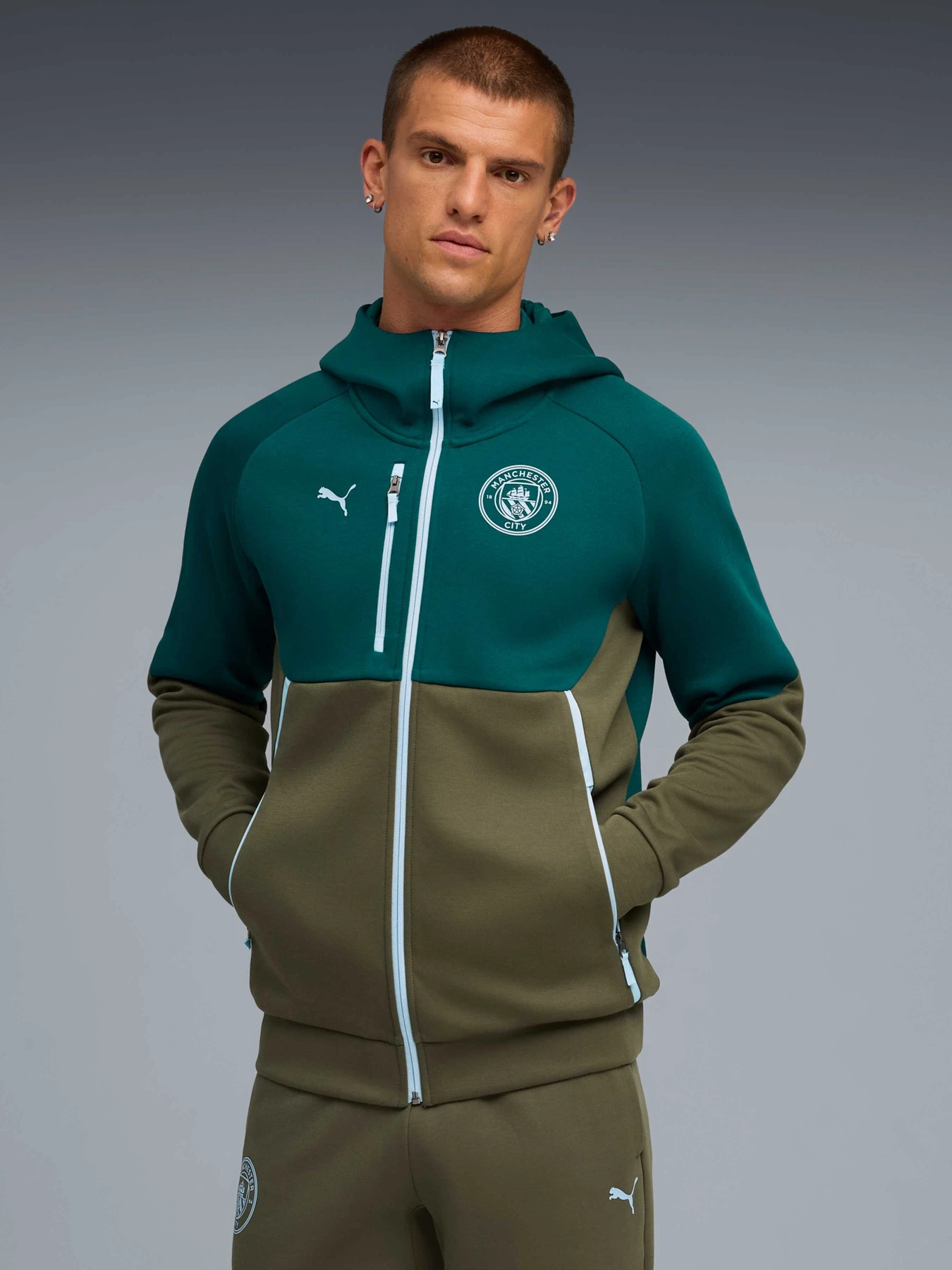 Худі та світшоти PUMA Mcfc Tech Fz Hoodie модель 782656 Фото