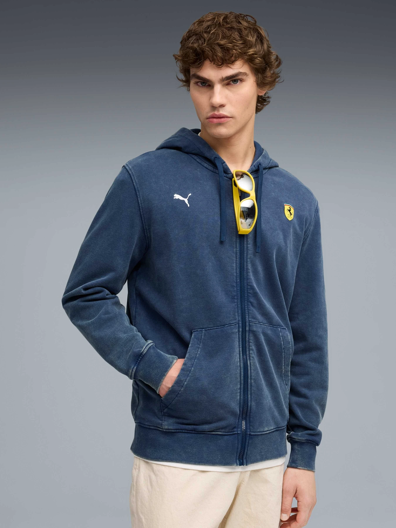 Худі та світшоти PUMA Ferrari Sportswear Sweat Jkt модель 632776 Фото