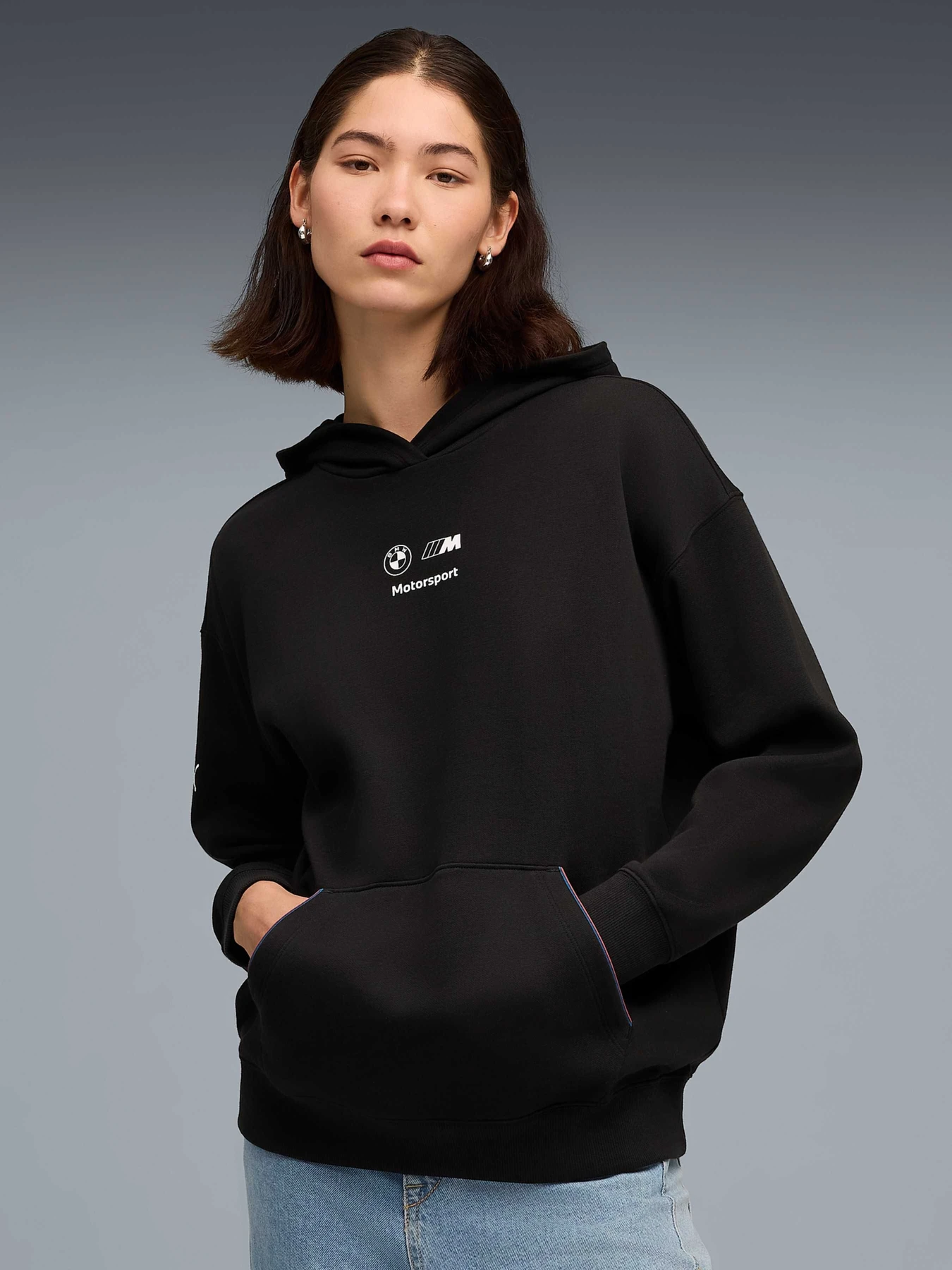 Худі та світшоти PUMA Bmw Mms Wmn Ess+ Hoodie Fl модель 633156 Фото