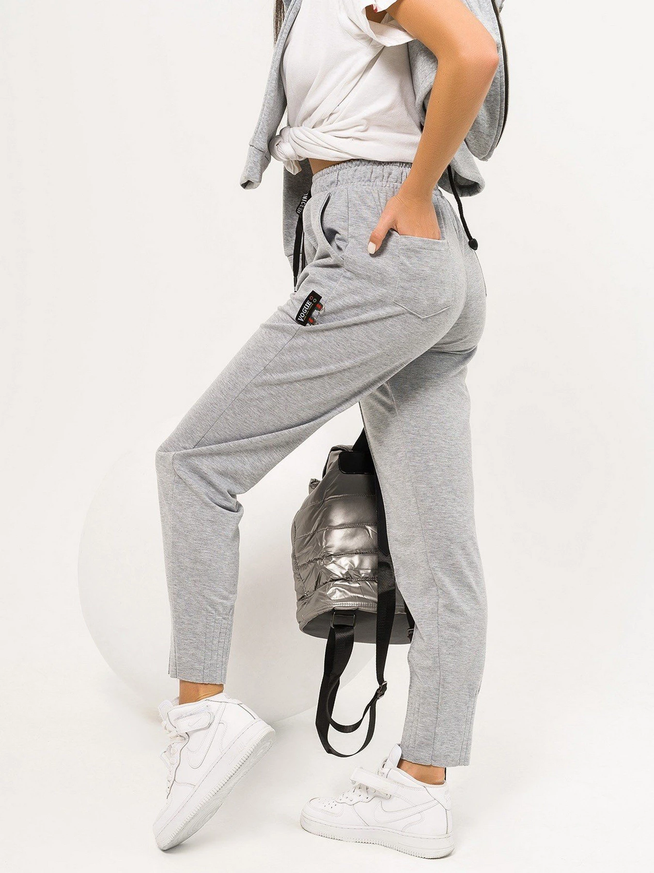 Штани ISSA Plus модель 9979_lightgray Фото