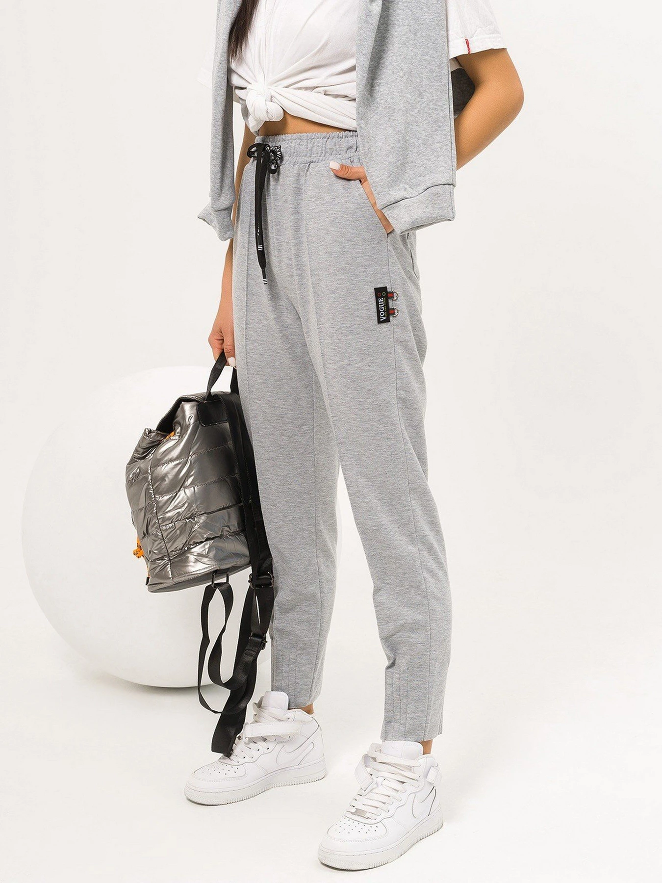 Штани ISSA Plus модель 9979_lightgray Фото