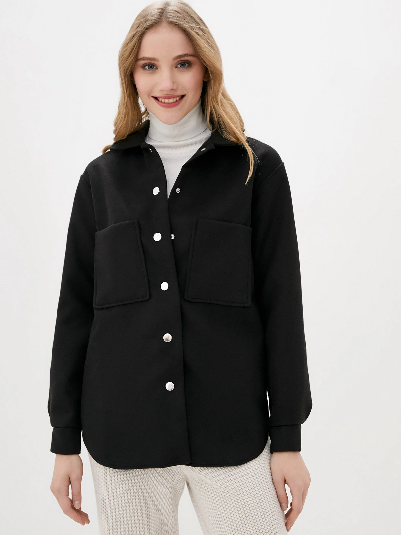 Сорочки ISSA Plus модель 12930_black Фото