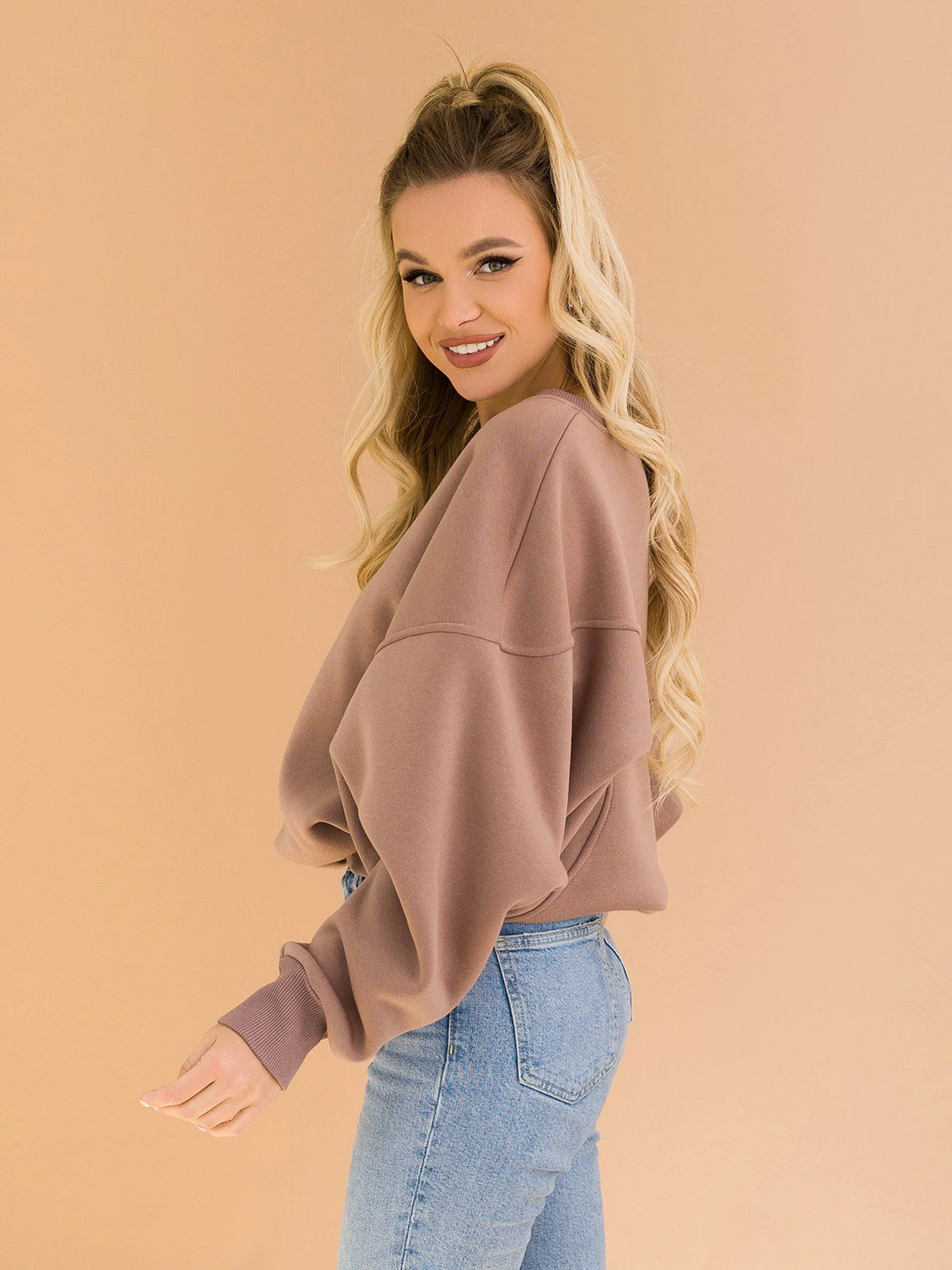 Худи и свитшоты ISSA Plus модель 12288_brown Худи и свитшоты ISSA Plus модель 12288_brown Фото