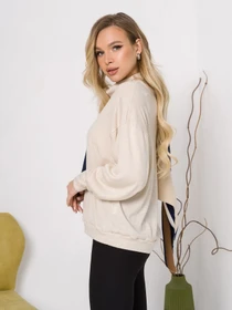 Свитры и кардиганы ISSA Plus модель 12961_beige Фото