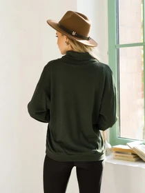 Свитры и кардиганы ISSA Plus модель 12961_green Фото