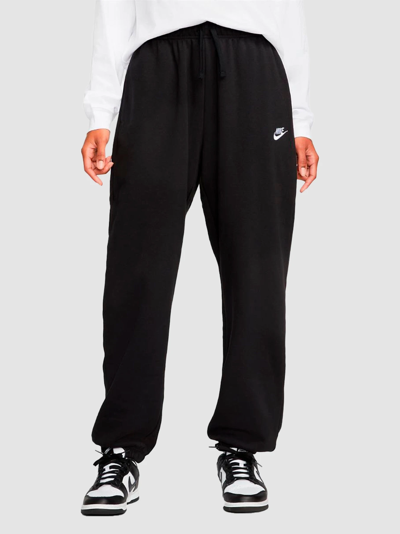 Брюки NIKE W Nsw Club Flc Mr Os Pant модель DQ5800-010 Брюки NIKE W Nsw Club Flc Mr Os Pant модель DQ5800-010 Фото