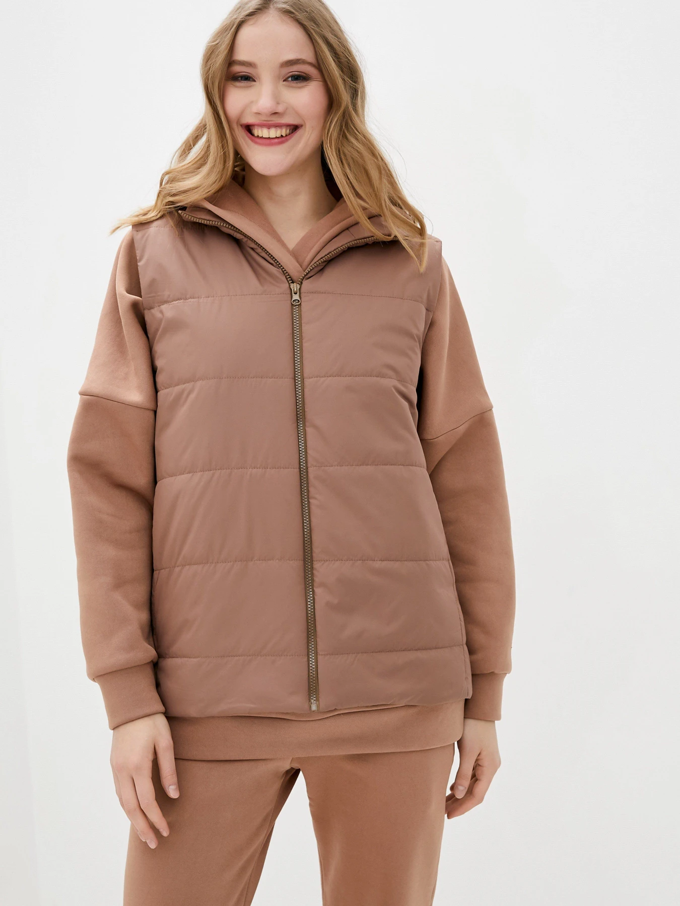 Костюмы ISSA Plus модель 12966_beige Костюмы ISSA Plus модель 12966_beige Фото