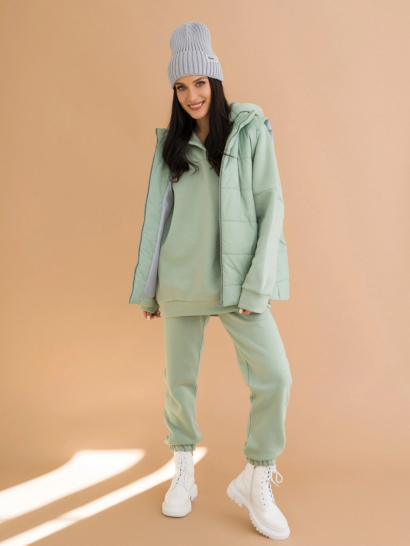 Костюмы ISSA Plus модель 12966_mint Костюмы ISSA Plus модель 12966_mint Фото