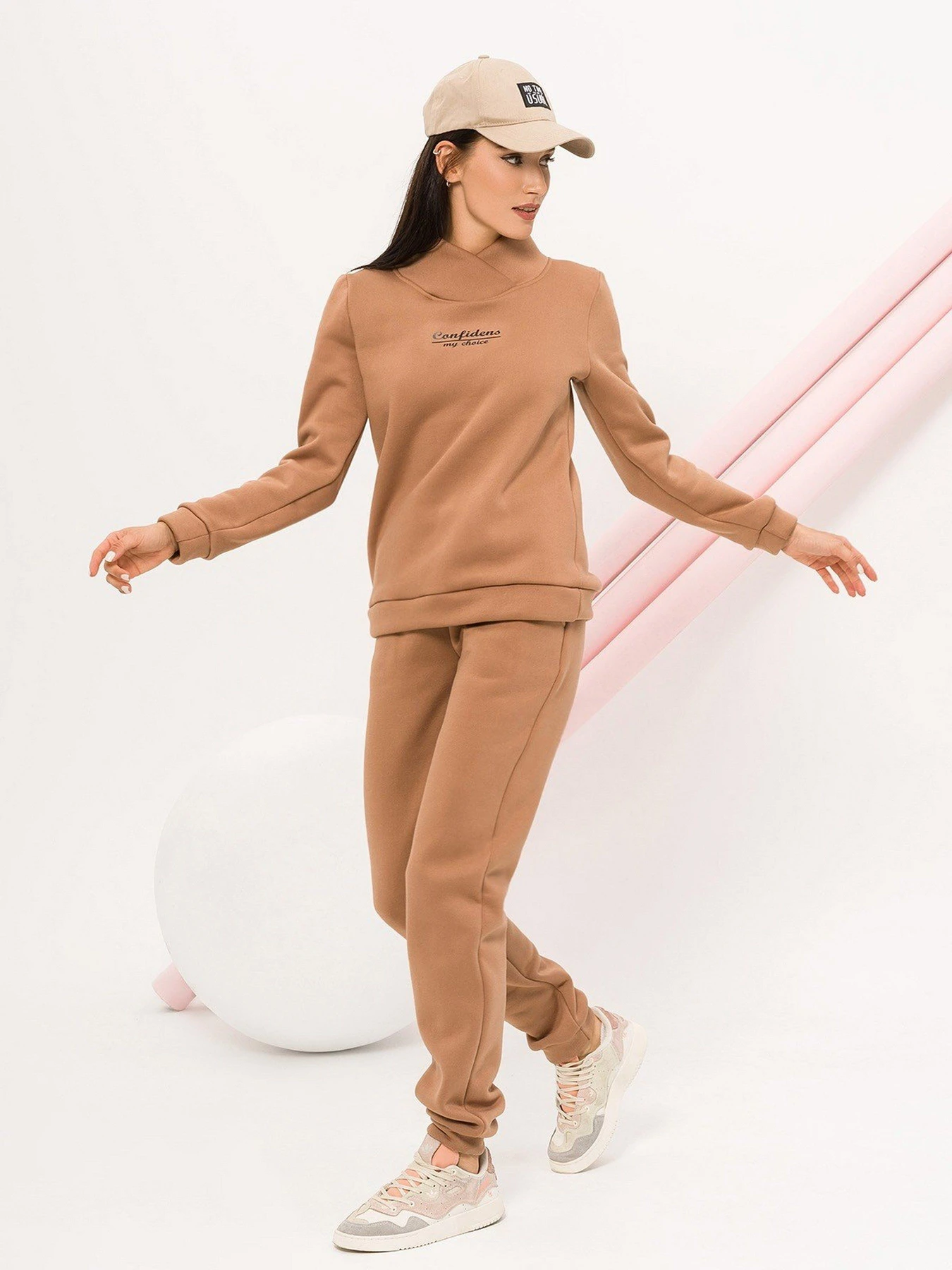 Костюмы ISSA Plus модель 12965_beige Фото
