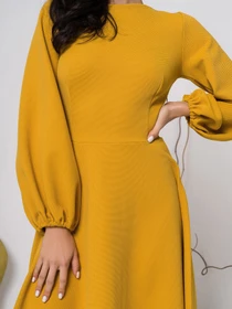 Сукні ISSA Plus модель 12423_mustard Фото