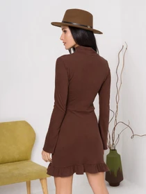 Платья ISSA Plus модель 12952_brown Фото