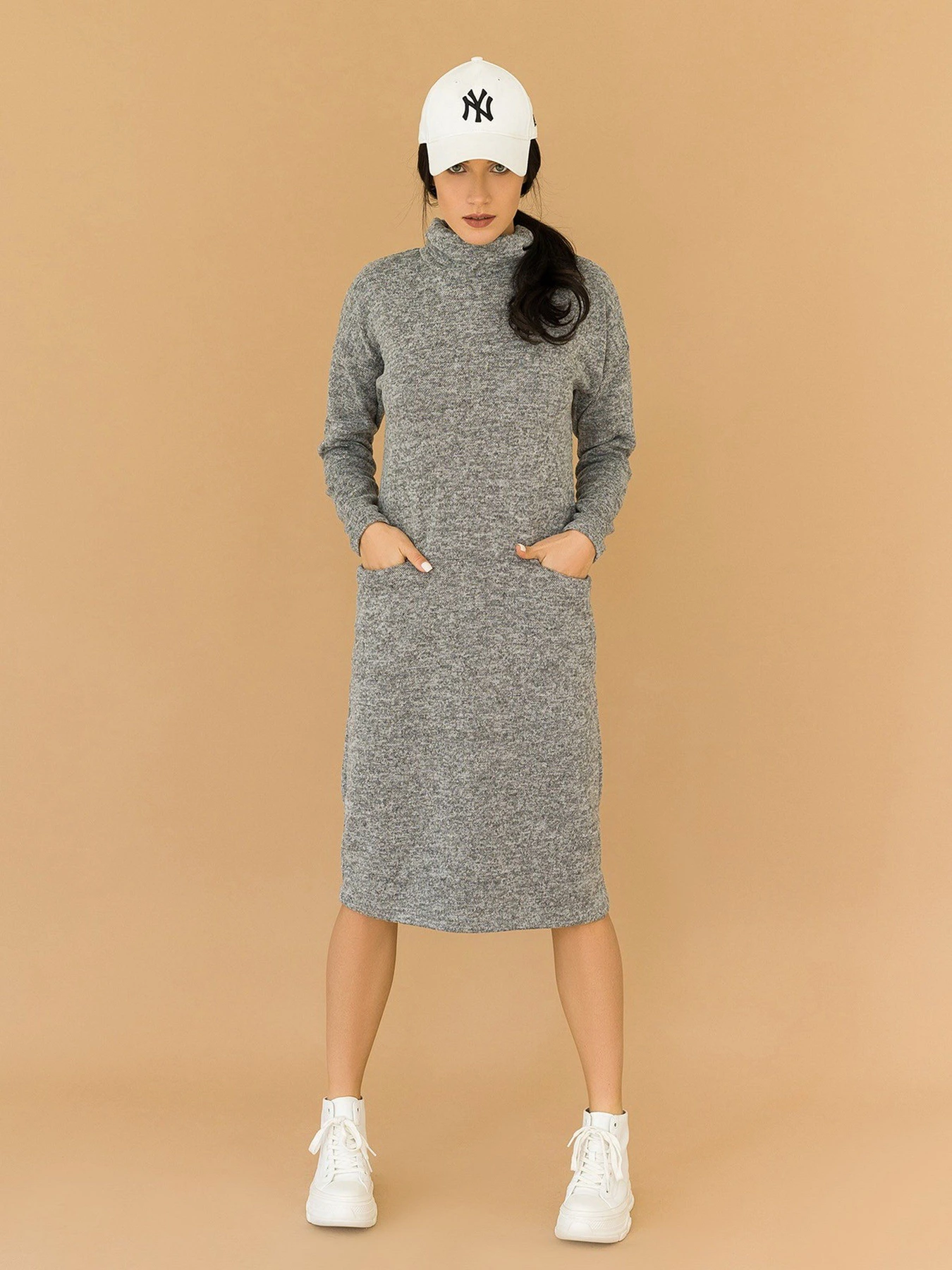 Платья ISSA Plus модель 12962_gray Фото