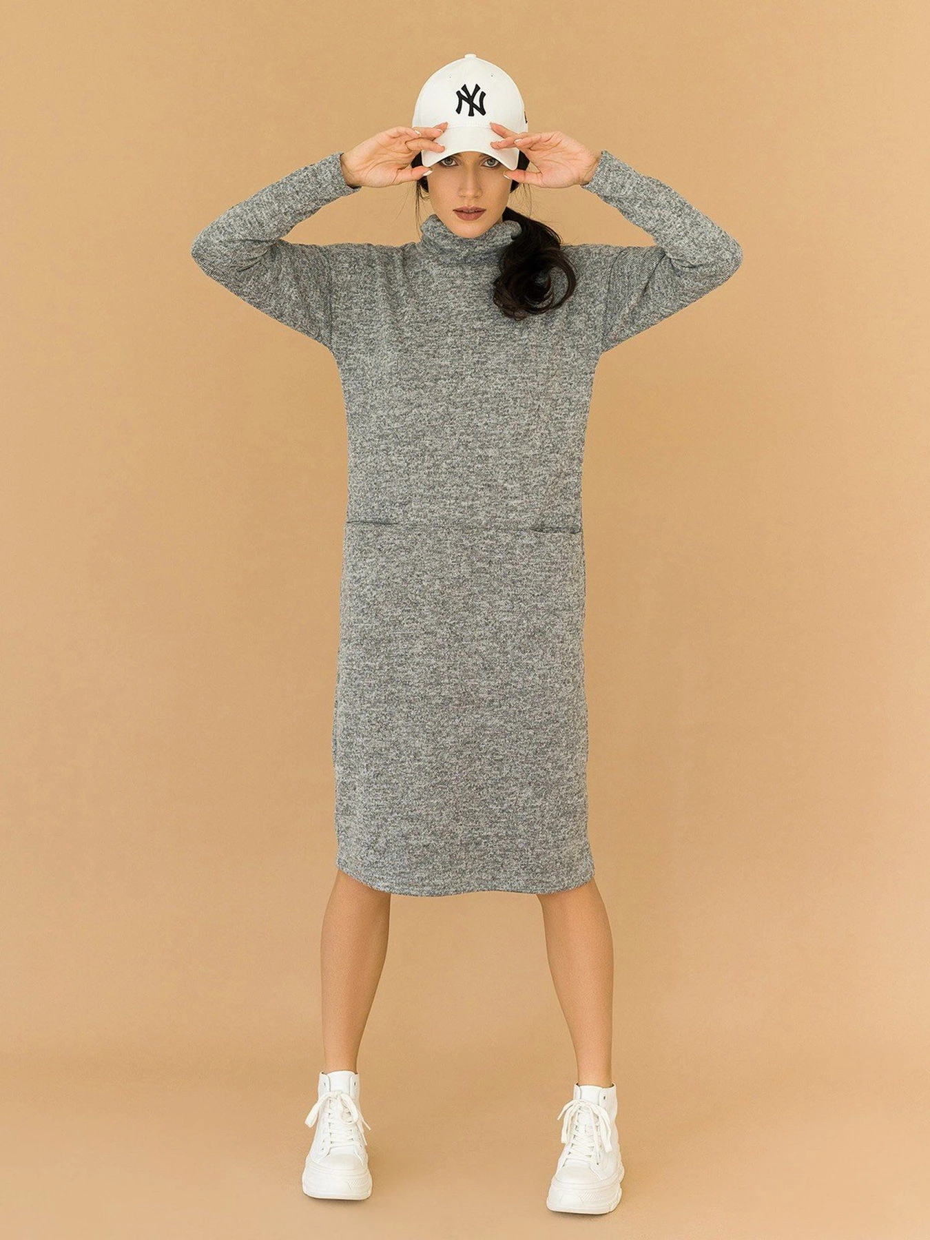 Платья ISSA Plus модель 12962_gray Фото