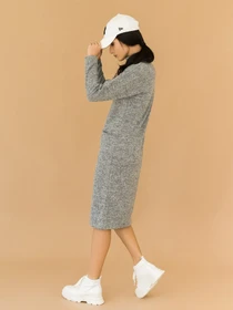 Платья ISSA Plus модель 12962_gray Фото