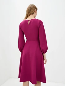 Платья ISSA Plus модель 12423_raspberry Фото