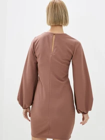 Платья ISSA Plus модель 12194_brown Фото