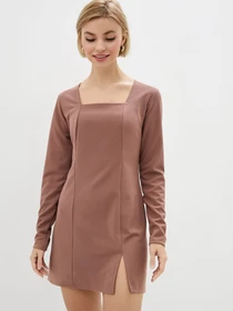 Сукні ISSA Plus модель SA-352_brown Фото