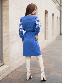 Вышиванки ISSA Plus модель WN20-192_blue Фото