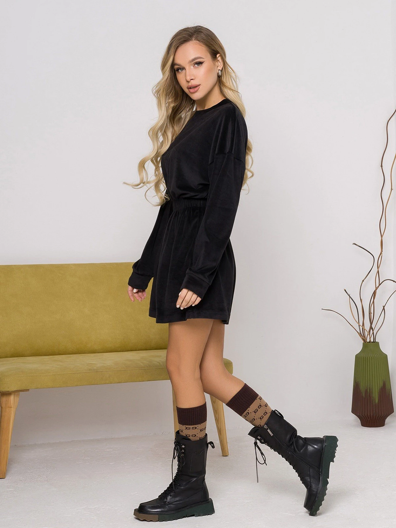 Сукні ISSA Plus модель 12967_black Фото