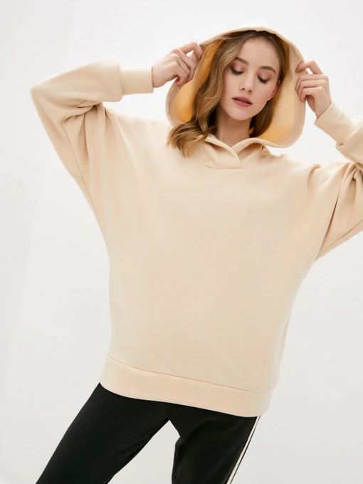 Худи и свитшоты ISSA Plus модель 12323_beige Фото