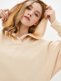 Худи и свитшоты ISSA Plus модель 12323_beige Фото