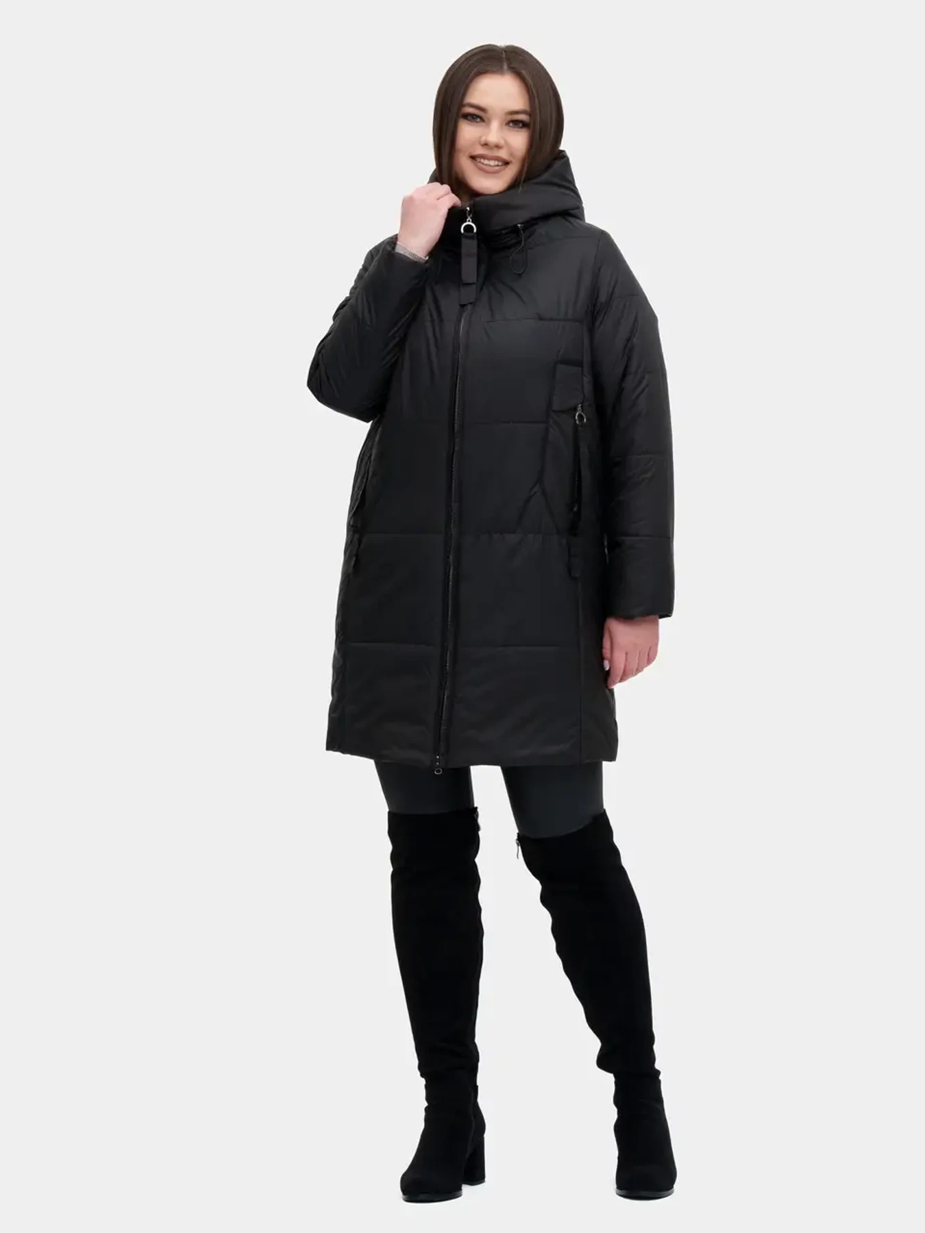 Куртки и дубленки UVENTUM модель LR73-BLC Фото