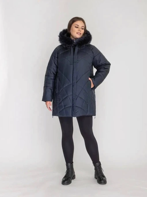 Куртки и дубленки UVENTUM модель LR-174-pes-BLU Фото